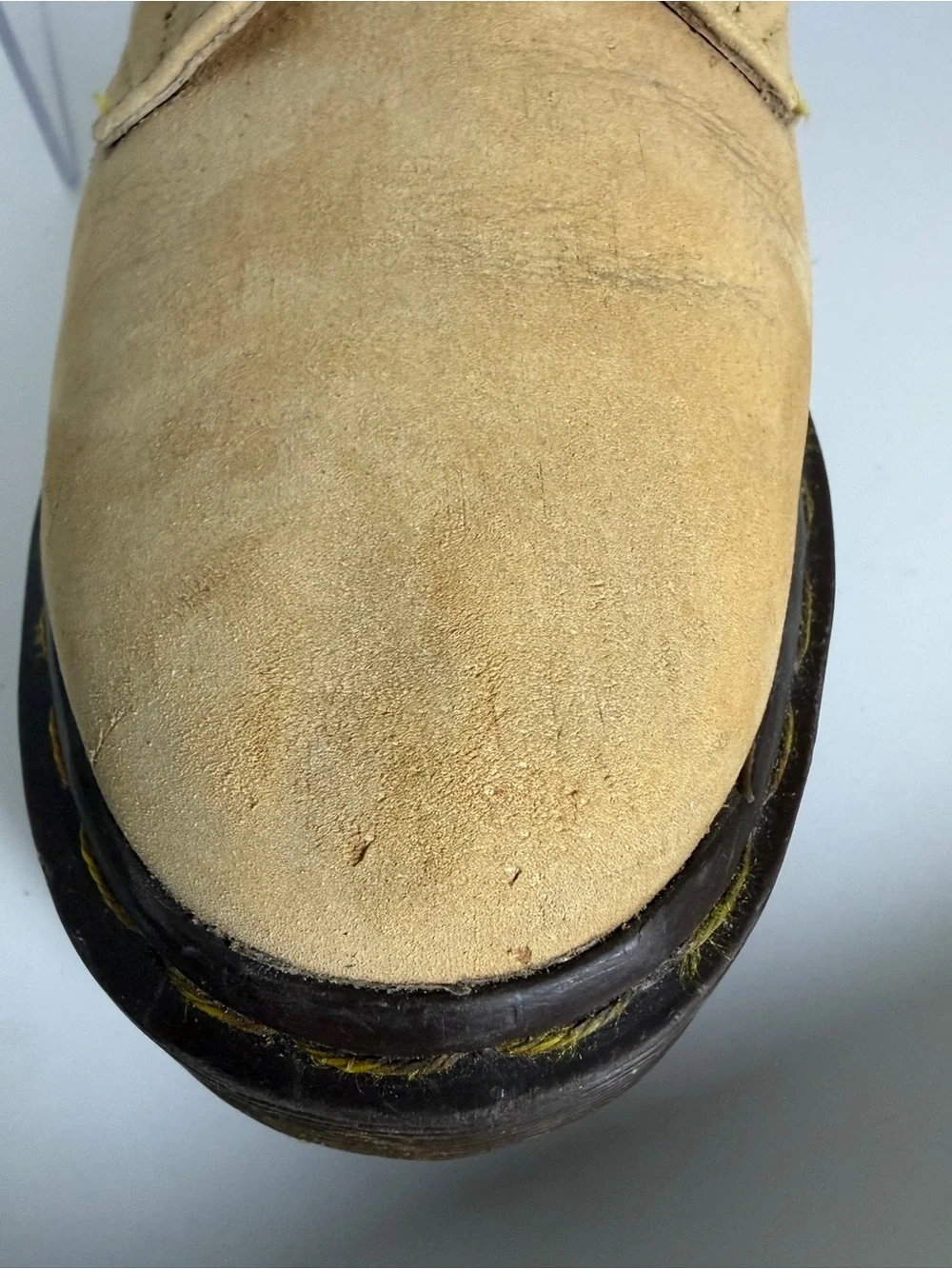 VTG Dr Martens Made In England 1461 Tan Nubuck Lace-Up Oxfords UK 5 / US 7-Women